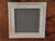 Framed Thermaboard  30 x 30cm - White Stressed Recycled Timber